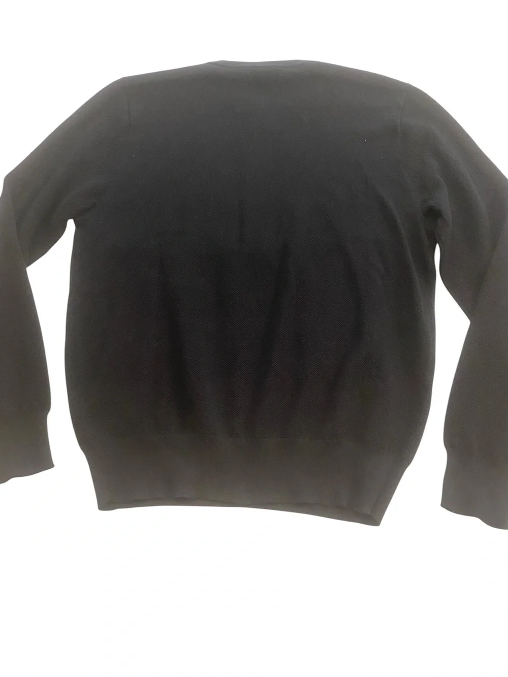J. Crew Men's Black Crewneck Textured Cotton Knit Sweater New Size S/M